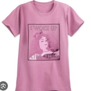Disney Store Sleeping Beauty I Woke Up Like This T Shirt Women Large